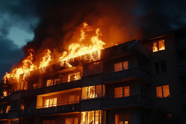 マンション火災